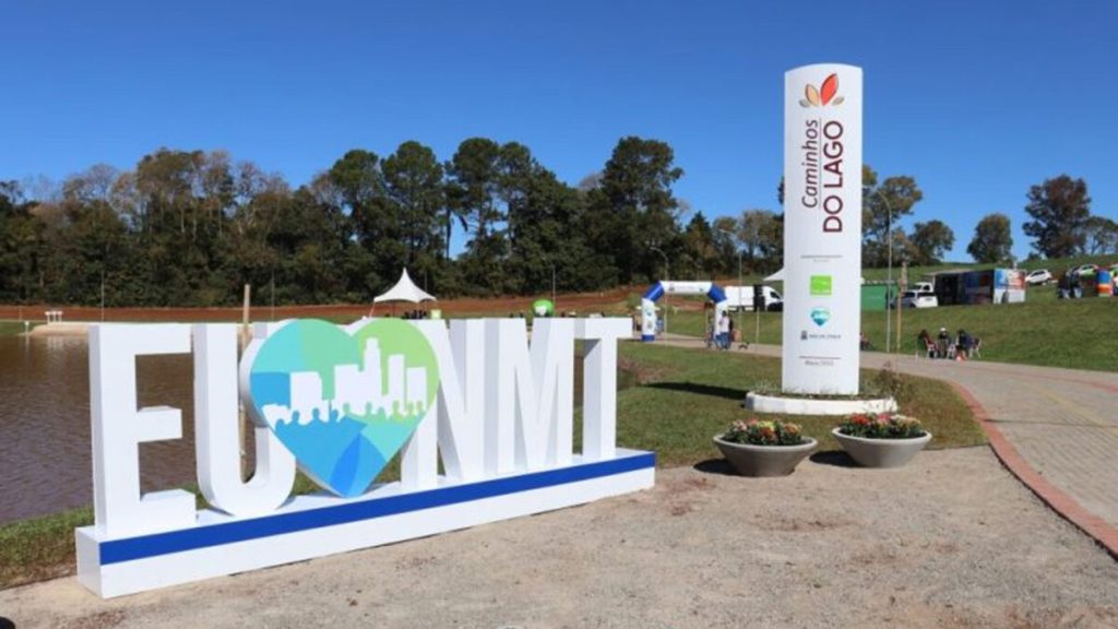 Programação de Natal acontece no Parque Caminhos do Lago neste fim de semana em Não-Me-Toque
