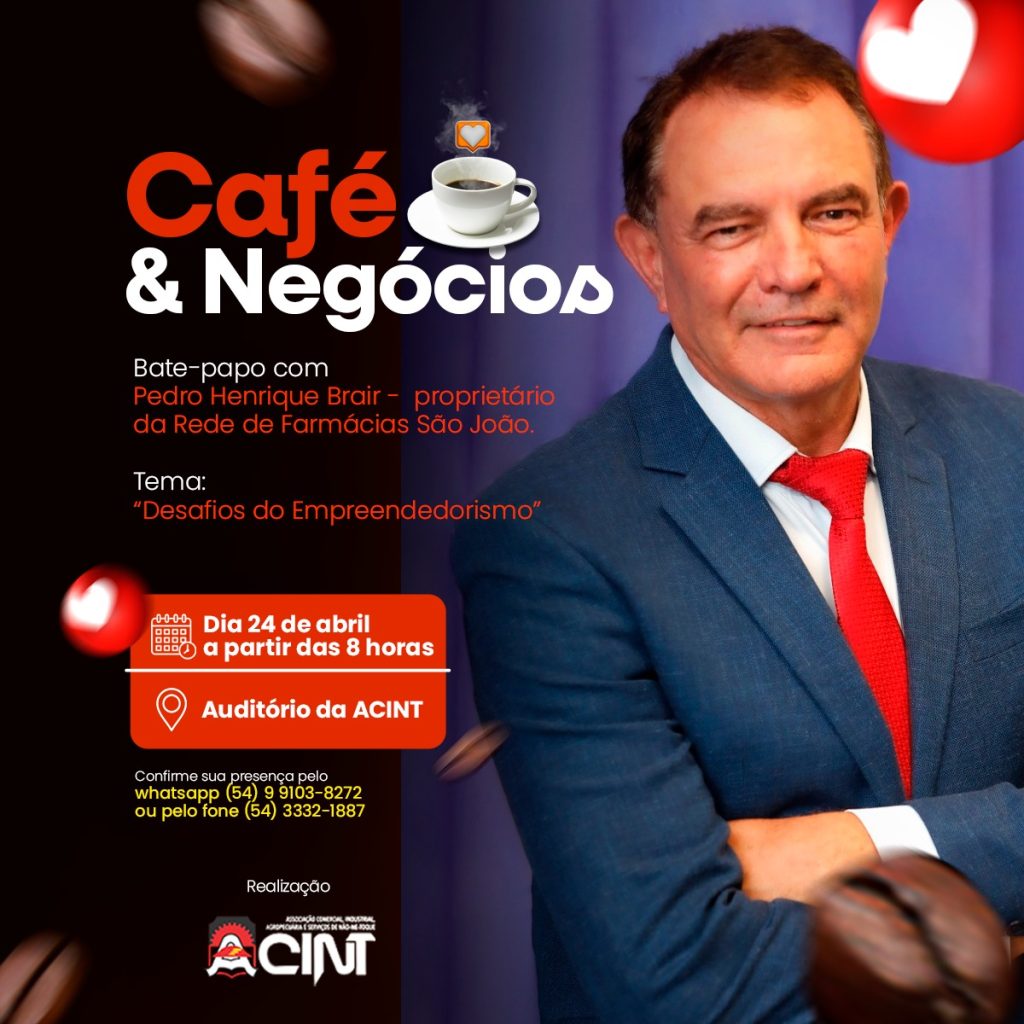 Associação Comercial de Não-Me-Toque anuncia evento com Pedro Brair