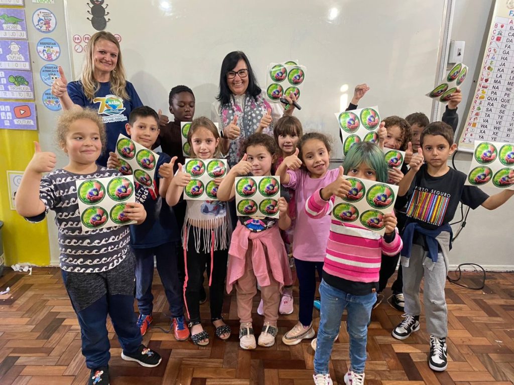 Ação em alusão ao Junho Verde é realizada nas escolas em Não-Me-Toque