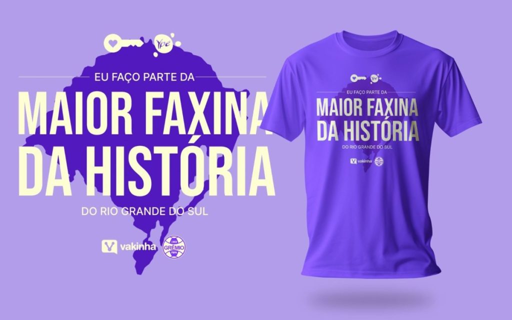 Faxina solidária vai reunir 2 mil voluntários no entorno da Arena do  Grêmio em Porto Alegre