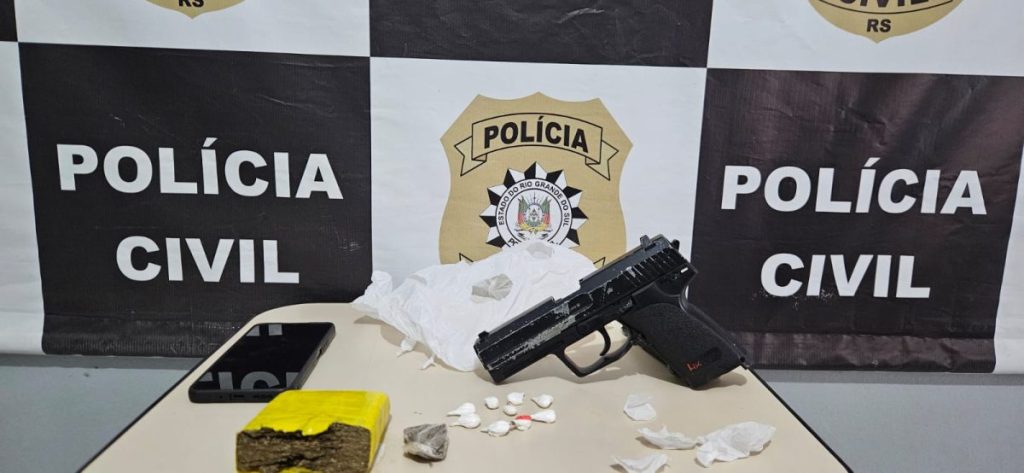 Polícia civil realiza apreensão de drogas no município de Colorado/RS