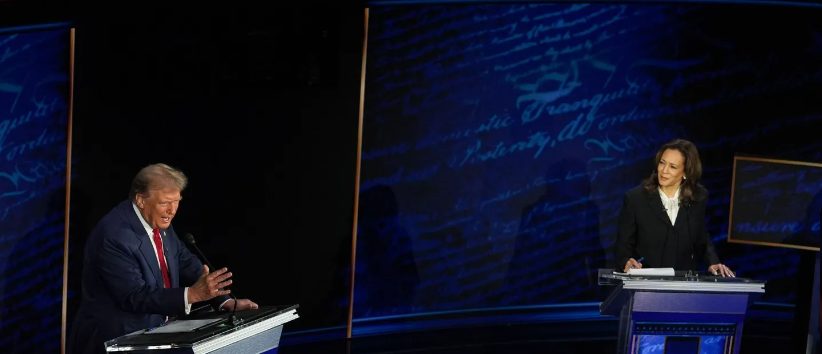 Trump e Kamala trocam acusações sobre inflação, aborto, imigração e Putin em 1º debate