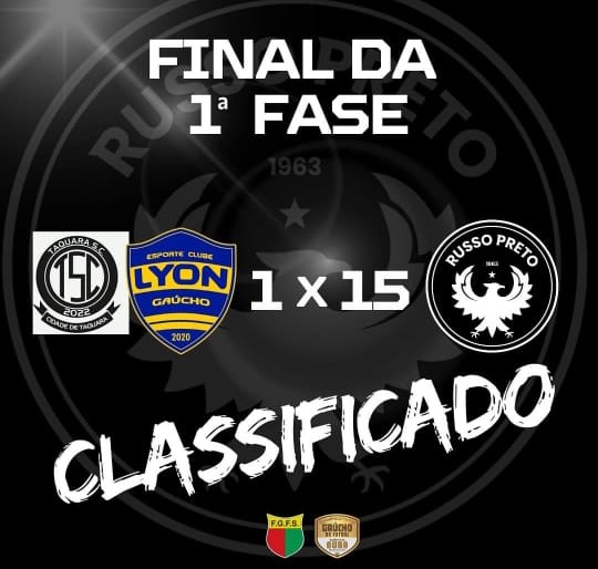 Russo Preto avança com goleada no Gauchão Série Ouro de Futsal