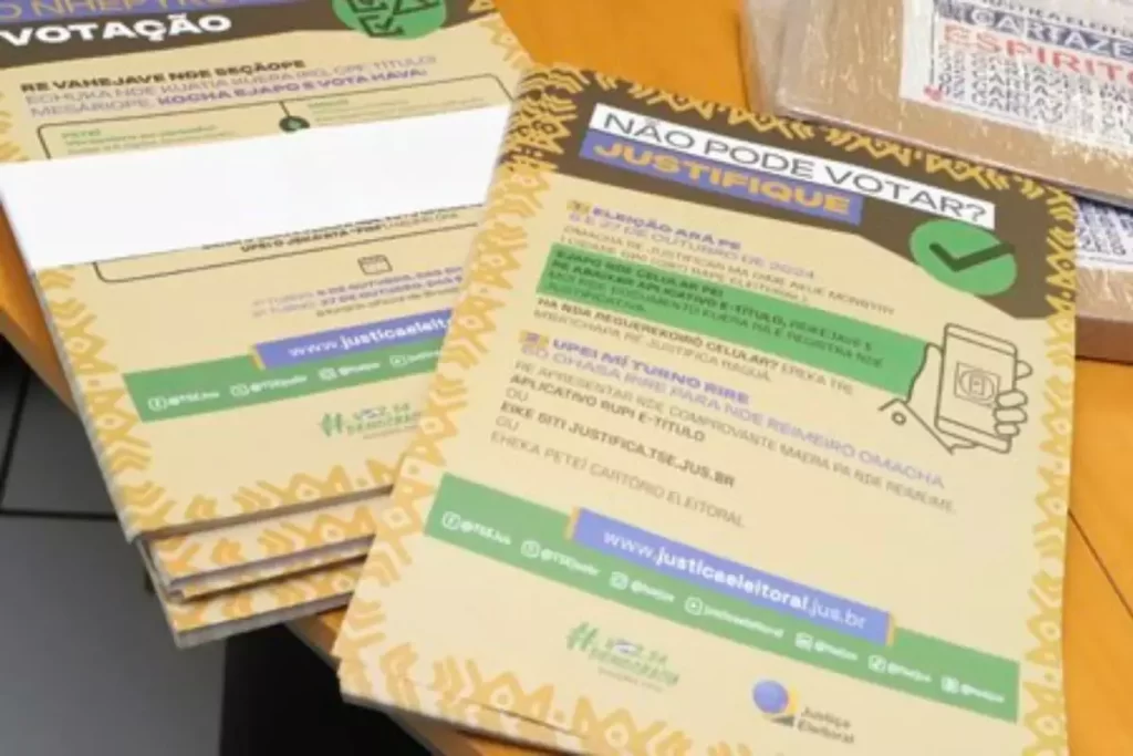 Tribunal Superior Eleitoral distribui cartazes em idiomas indígenas a zonas eleitorais para promover inclusão