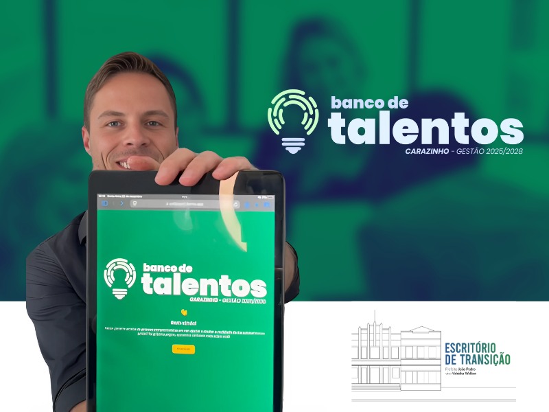 Prefeito eleito João Pedro lança Banco de Talentos de Carazinho para gestão 2025-2028