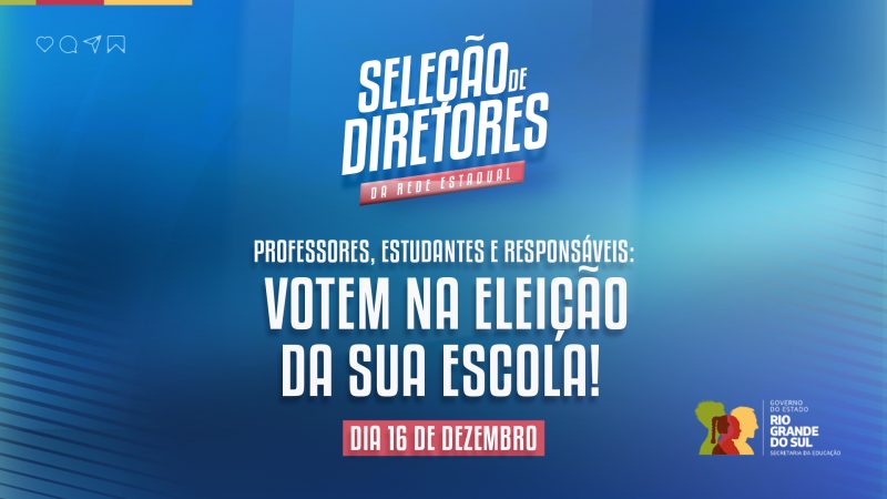 Geny e Solano realizam votação para escolha de diretores na próxima segunda (16)