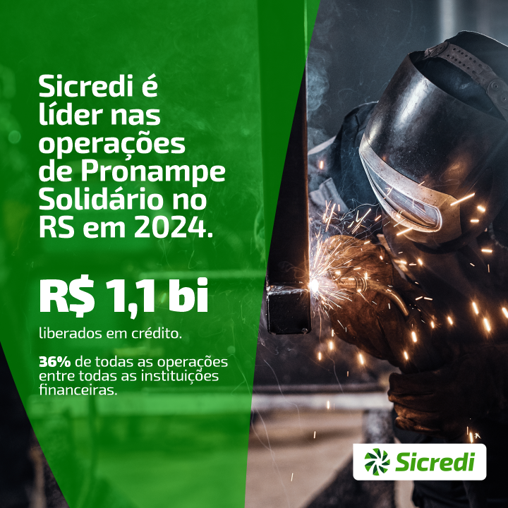 Sicredi é líder nas operações do Pronampe Solidário