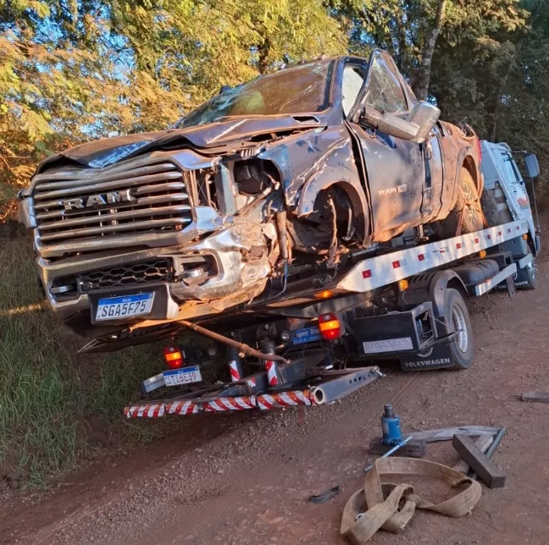 Cantor Baitaca sofre acidente de trânsito no interior de Entre-Ijuís