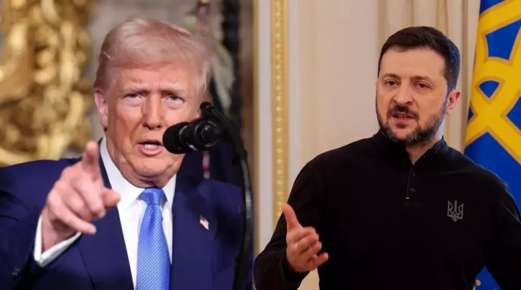 Trump levanta a voz, bate boca com Zelensky e chama presidente ucraniano de “‘desrespeitoso” com os Estados Unidos