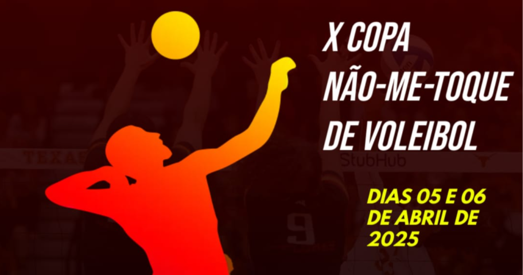 Inscrições abertas para a X Copa Não-Me-Toque de Voleibol