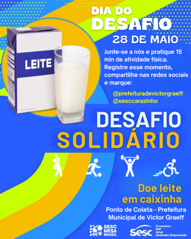 15 Minutos de Movimento, Uma Ação de Solidariedade: “Desafio Solidário”