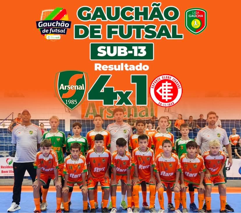 Arsenal vence duas partidas no Gauchão de Futsal em casa