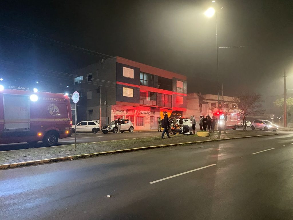 Homem fica gravemente ferido após atropelamento em Carazinho