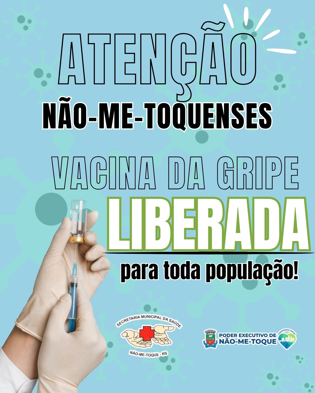 Vacinação contra a gripe é ampliada para toda a população em Não-Me-Toque
