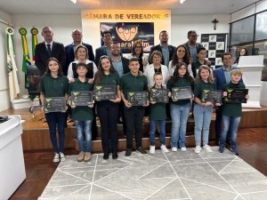 Câmara de Não-Me-Toque empossa 40ª turma de vereadores mirins