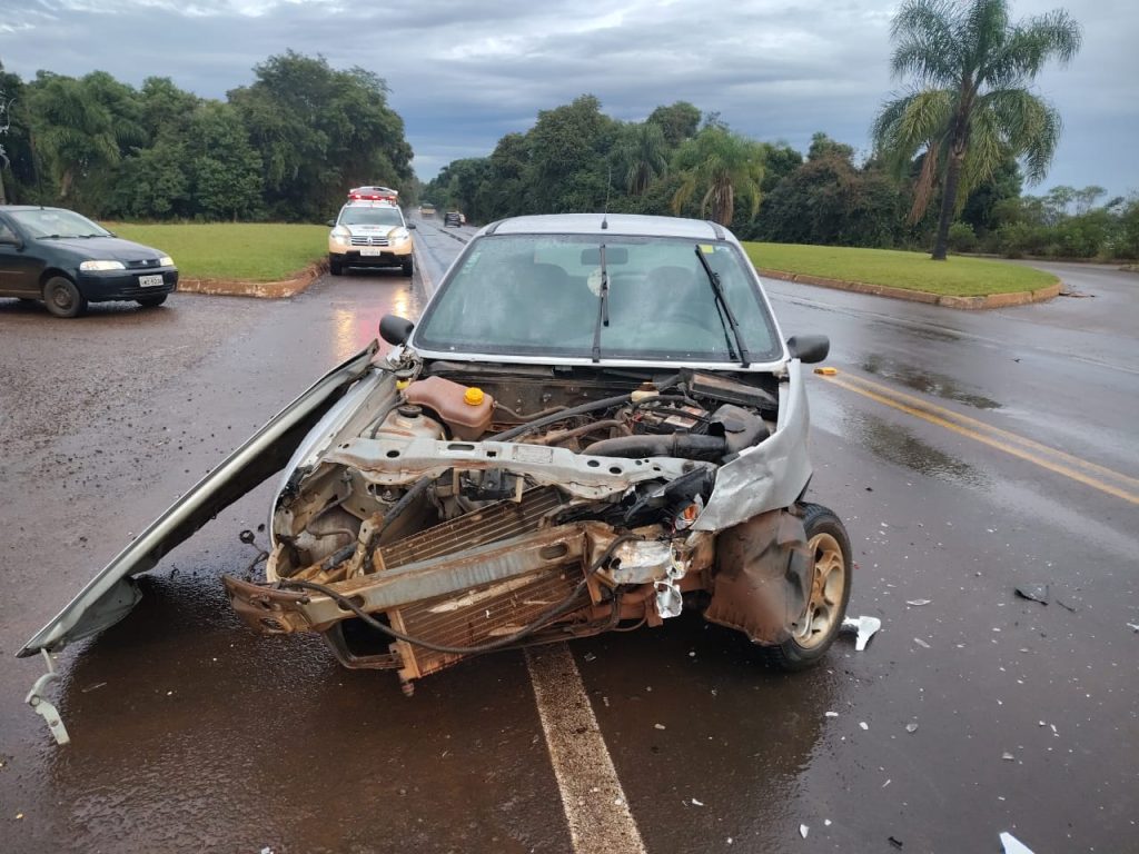 Acidente envolvendo dois veículos é registrado na ERS-223 em Tapera