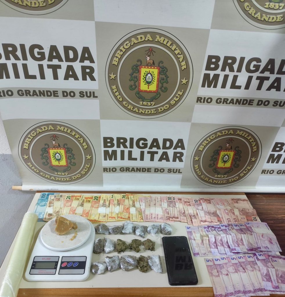Brigada Militar prende dois por tráfico de drogas em Não-Me-Toque