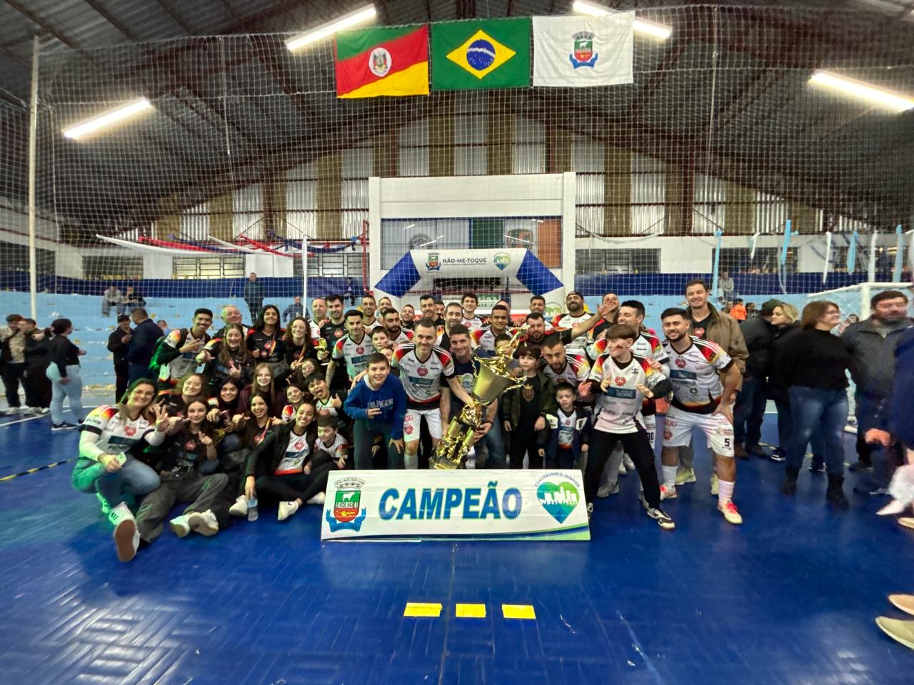 Definidos os campeões do Campeonato Municipal de Não-Me-Toque 2025