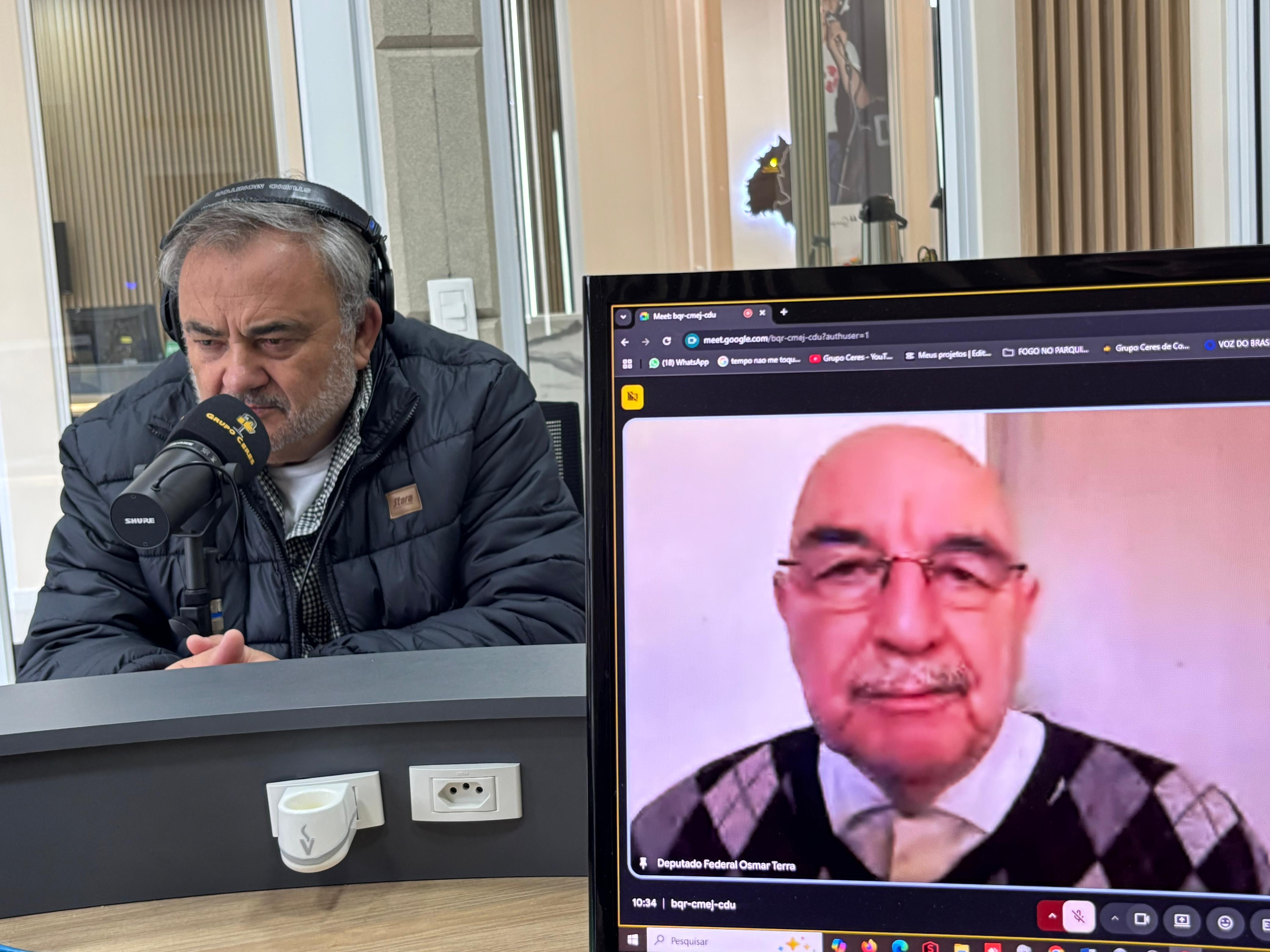 Deputado Osmar Terra participa como convidado do programa Bom Dia Amigos
