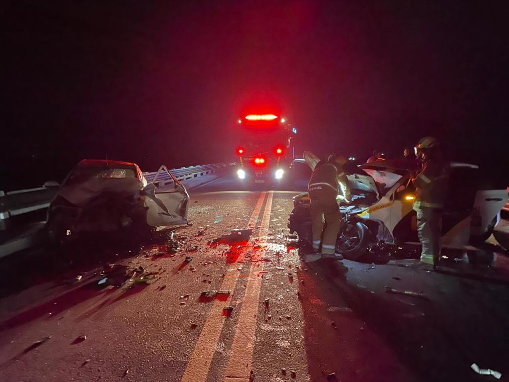 Grave acidente na BR-285 em Carazinho deixa cinco feridos