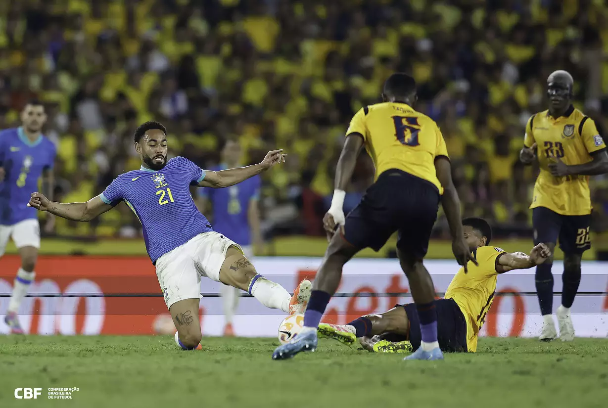 Na estreia de Ancelotti, Brasil empata sem gols com o Equador pelas Eliminatórias da Copa do Mundo