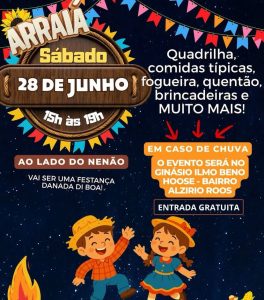 Arraiá movimenta o final de semana em Não-Me-Toque
