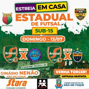 Arsenal tem jogos pelo estadual da Federação e Liga Gaúcha no final de semana