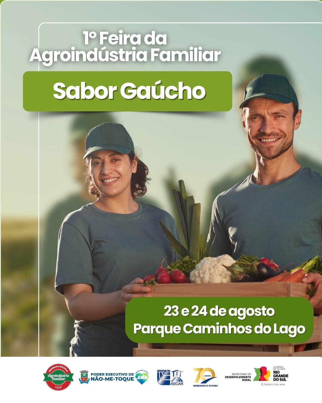 1ª Feira da Agroindústria Familiar “Sabor Gaúcho” será realizada em Não-Me-Toque