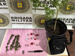 Brigada Militar prende homem por tráfico de entorpecentes em Carazinho