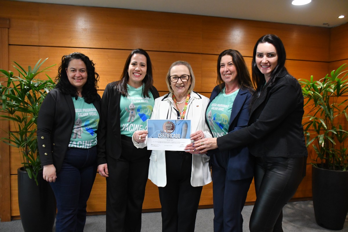 Não-Me-Toque recebe certificado “Município Amigo da Vacina – Selo Bronze”