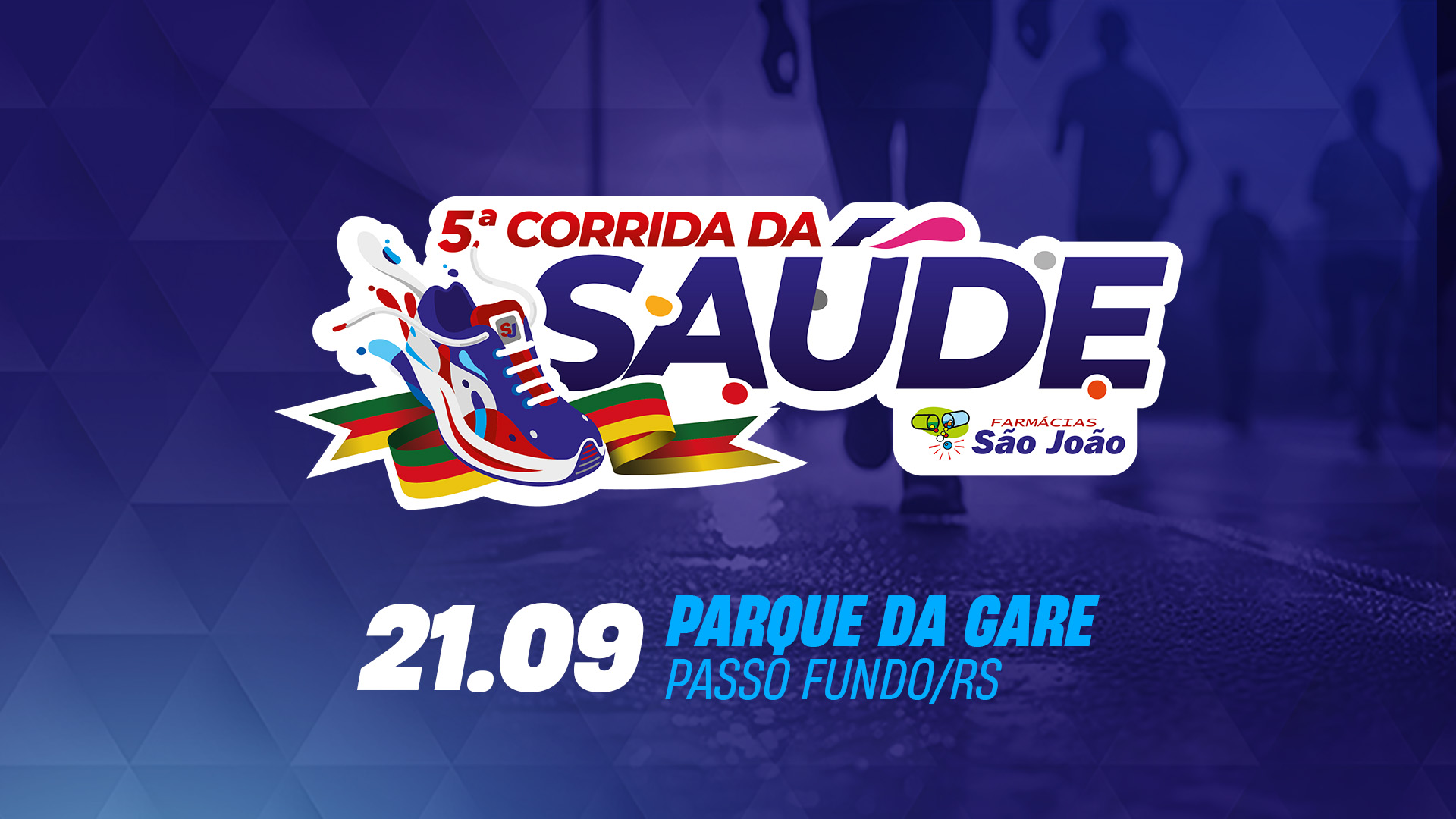 5ª Corrida da Saúde Farmácias São João acontece neste domingo, no Parque da Gare, em Passo Fundo
