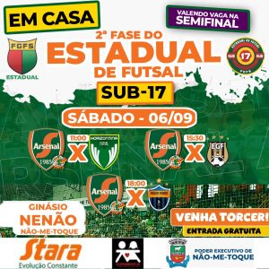 Arsenal inicia fase decisiva nas competições estaduais