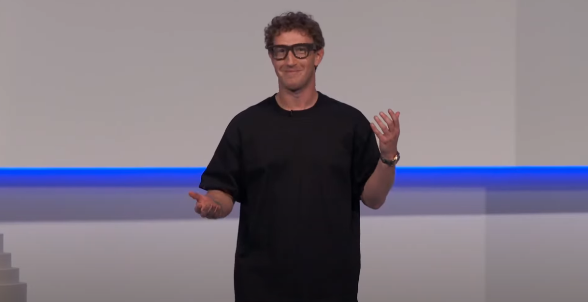 Falhas ao vivo no óculos da Meta deixam Zuckerberg desconfortável