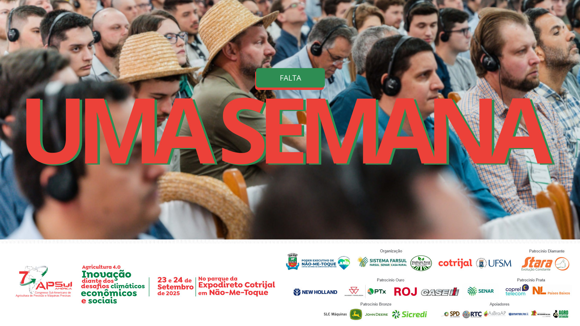 Falta apenas uma semana para o APSUL América 2025 – Confira a programação completa!