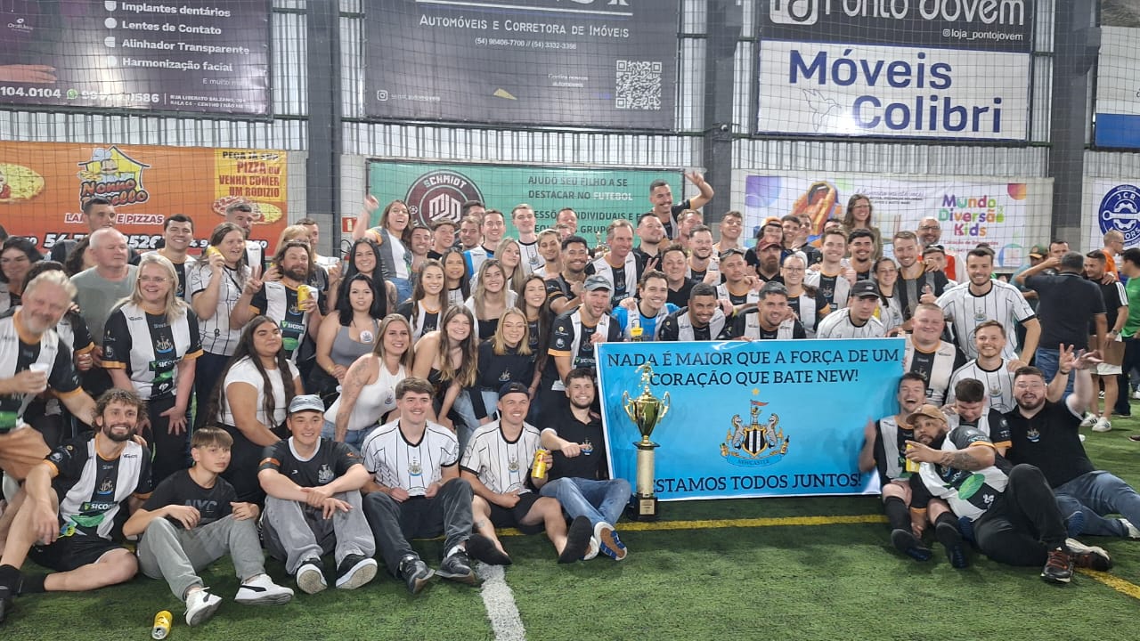 Newcastle e Guarani conquistam a taça do Municipal de Society