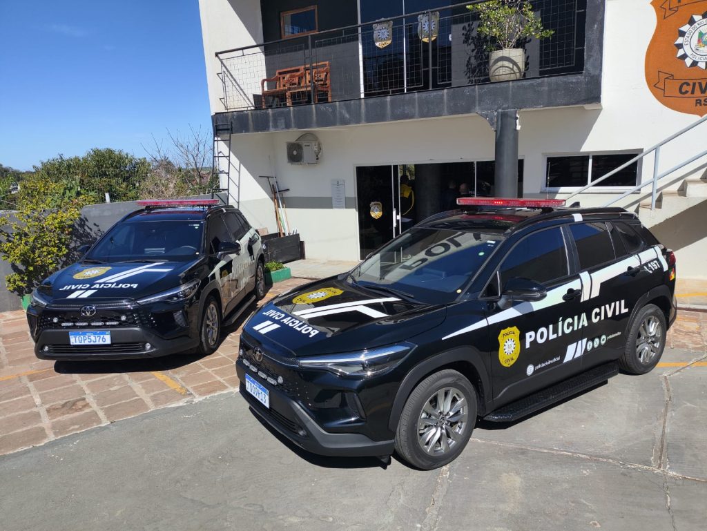 Polícia Civil de Carazinho recebe armamento e viaturas novas adquiridas pelo programa PISEG