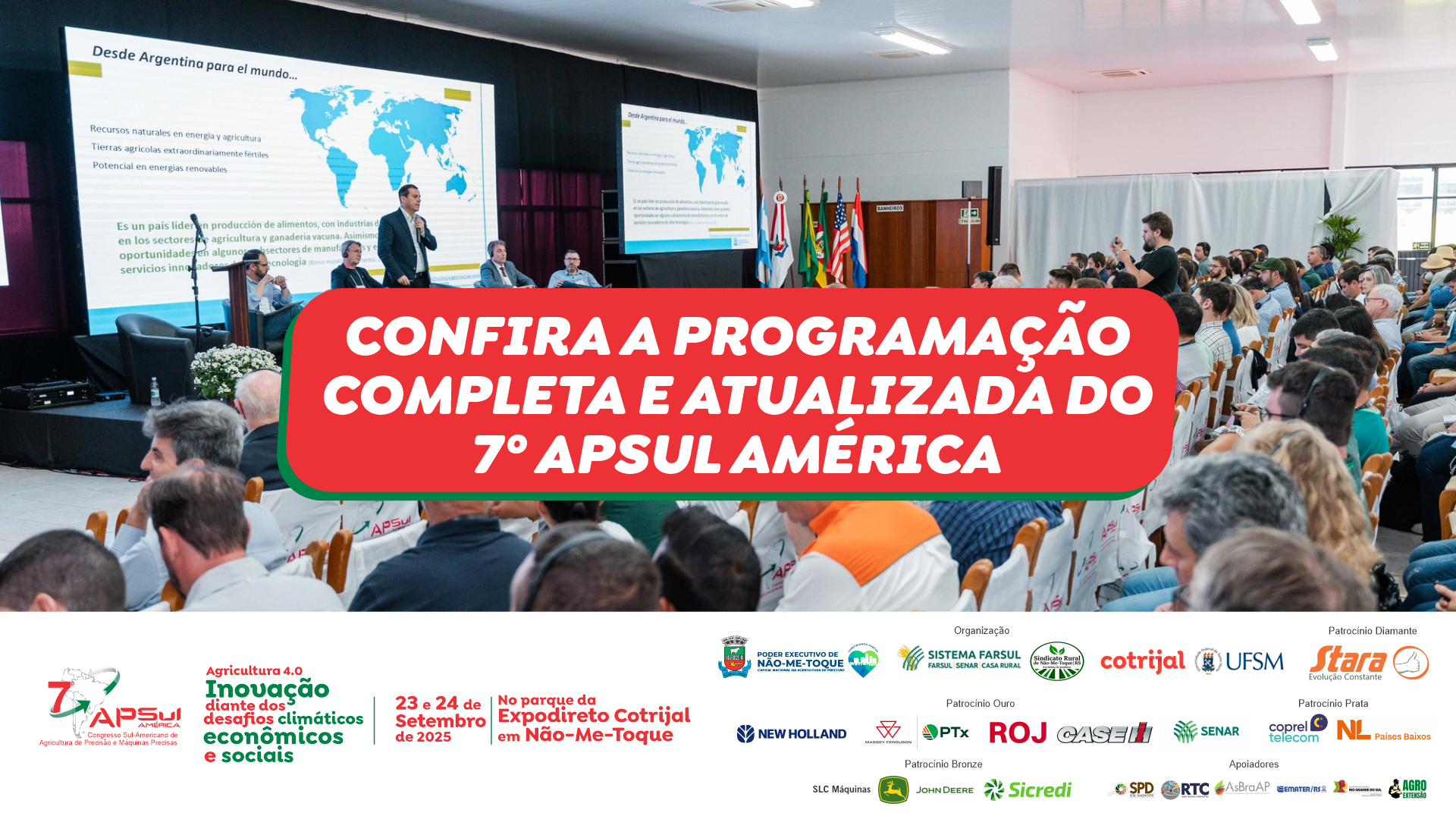 Participe do APSUL América 2025 – Confira a programação completa e atualizada!