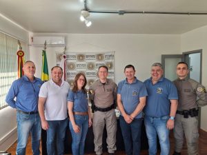 Autoridades de Victor Graeff tratam de Aumento de Efetivo e Patrulha Rural com a Brigada Militar
