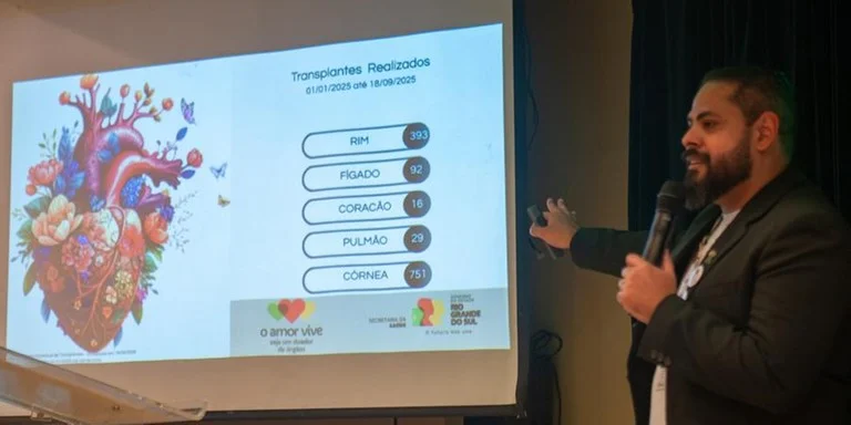 RS realiza 1,2 mil transplantes de órgãos em 2025 e Saúde comemora aumento nos procedimentos