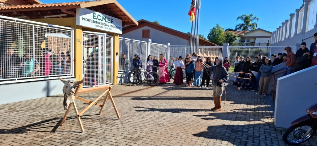 Tradição gaúcha é representada com ações nas instituições de ensino em Não-Me-Toque