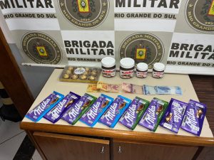 Brigada Militar apreende produtos furtados e detém suspeito em Carazinho