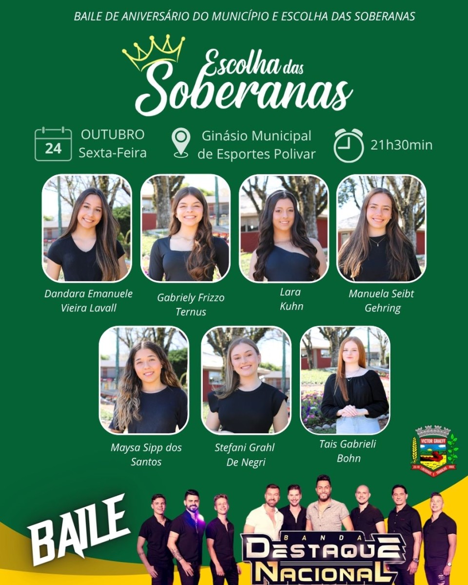 Baile de Aniversário do Município de Victor Graeff e Escolha das Soberanas