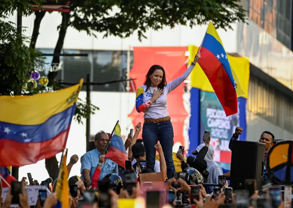 María Corina, líder da oposição da Venezuela, vence Prêmio Nobel da Paz