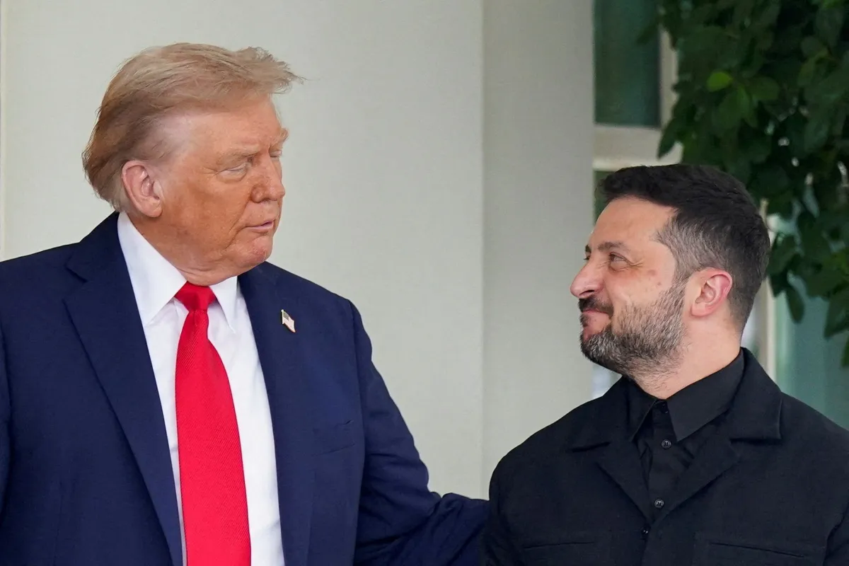 Zelensky apoia ideia de Trump de congelar linhas de frente atuais