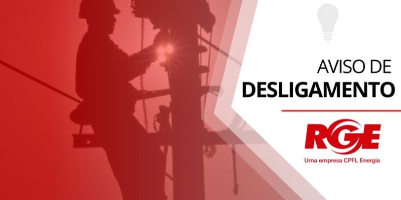 RGE: Aviso de desligamento programado para Não-Me-Toque no sábado (15)