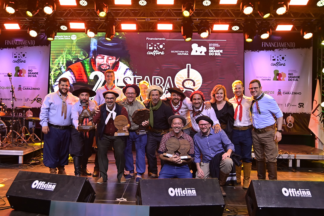 Confira as músicas premiadas na 24ª Seara da Canção Gaúcha