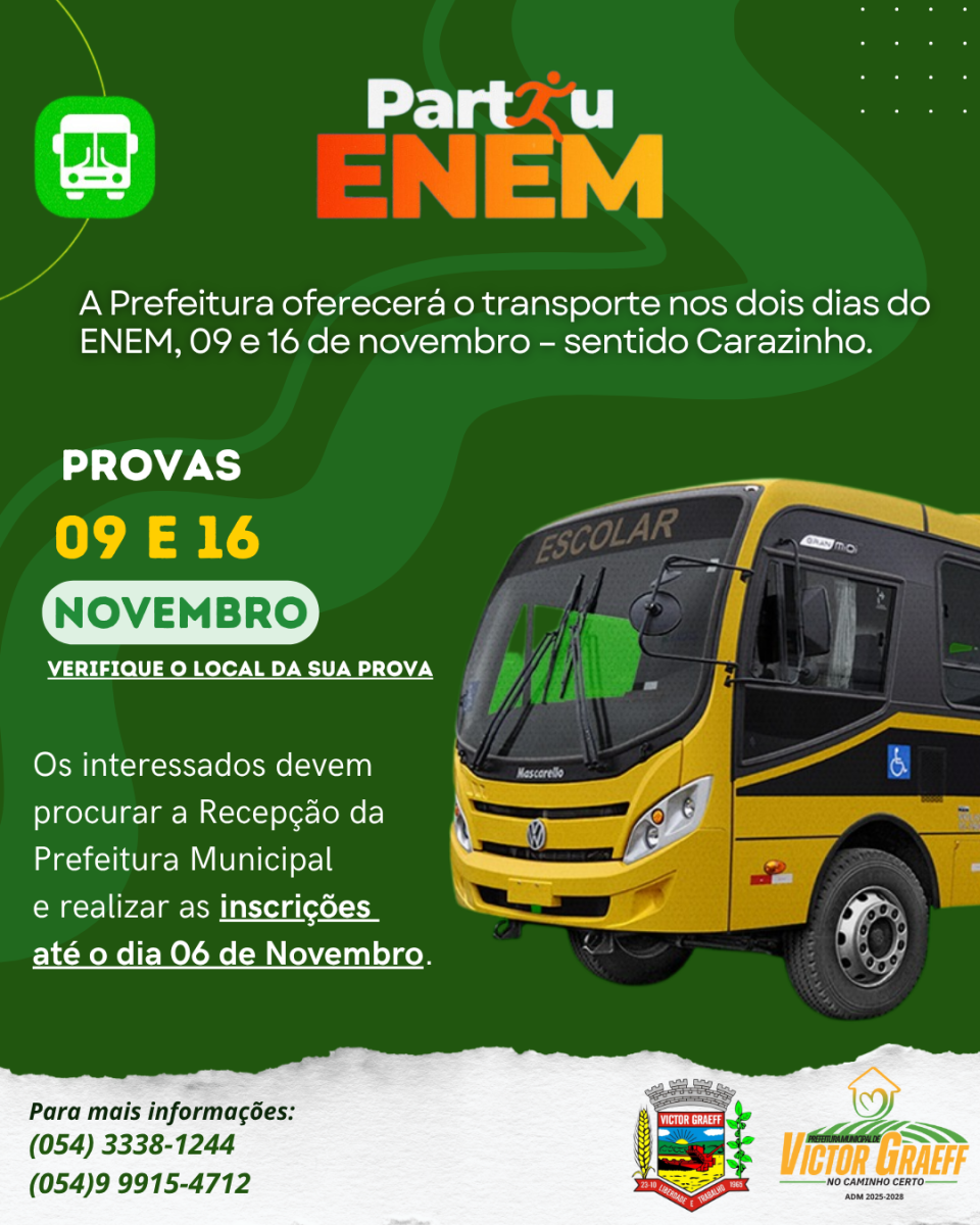 Transporte Enem 2025