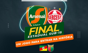 Arsenal e Sercesa decidem o Estadual Sub-15 em Não-Me-Toque