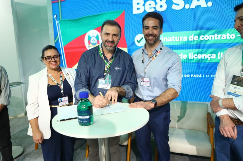Be8 e Badesul assinam contrato para início da construção de fábrica de hidrogênio verde no RS