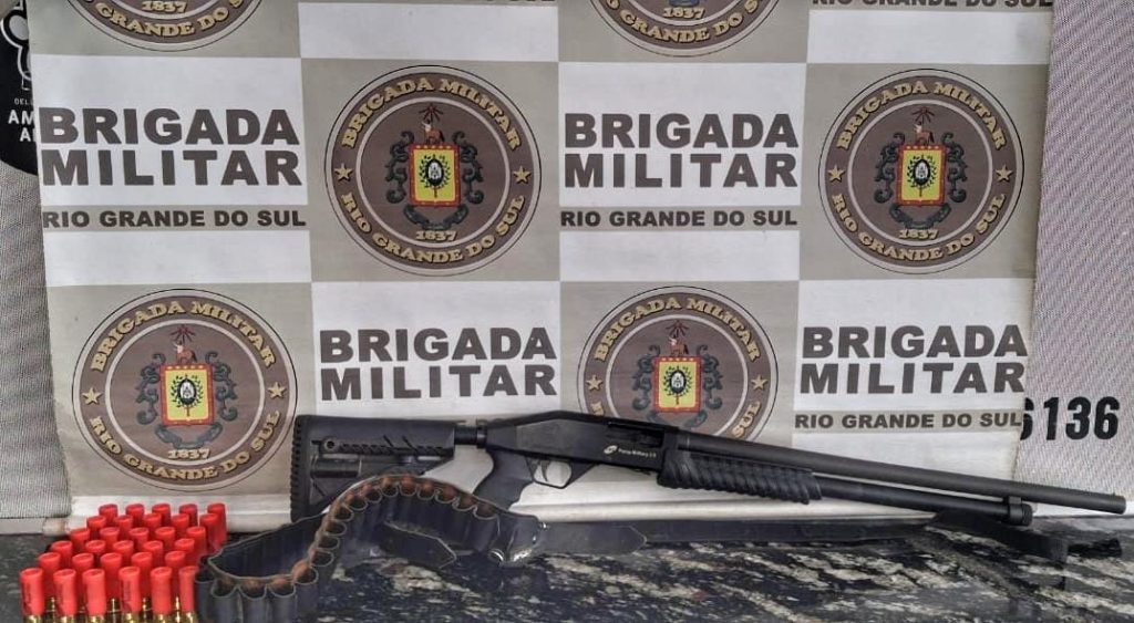 Brigada Militar prende homem por violência doméstica e posse irregular de arma em Fontoura Xavier